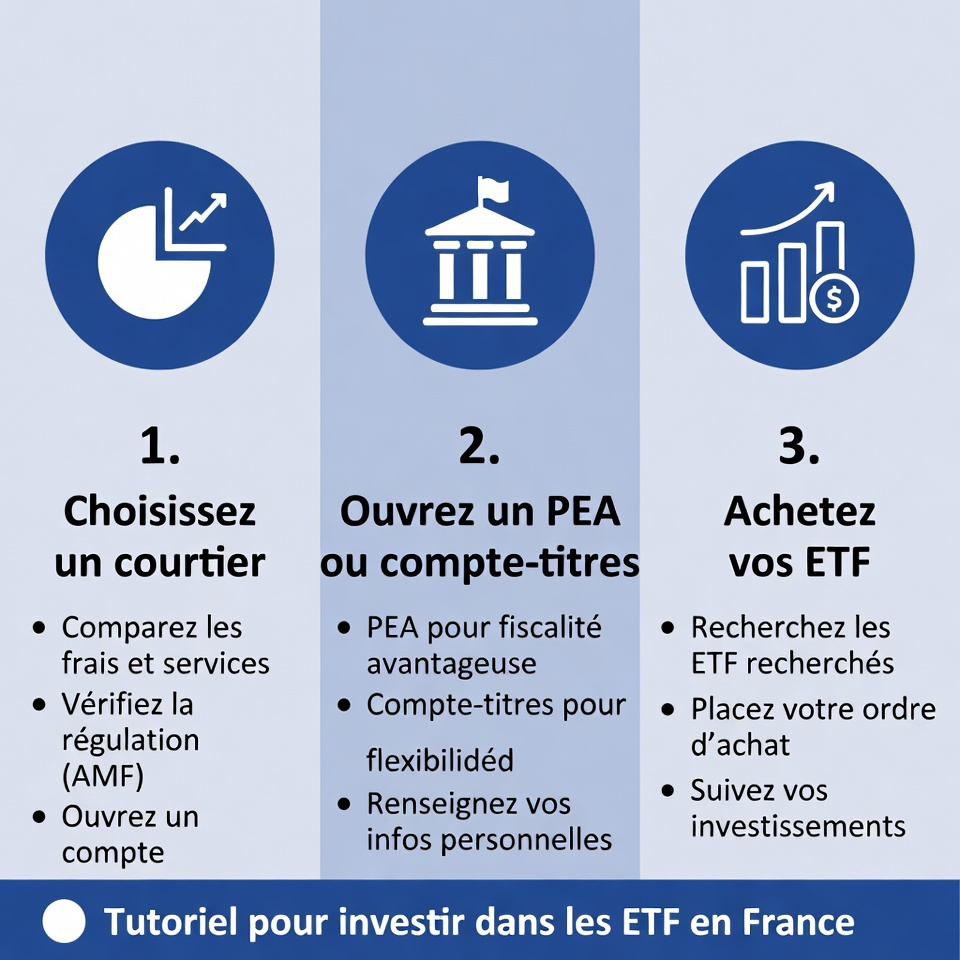 Tutoriel pour investir dans les ETF en France